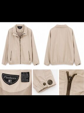 Firethorn Beige Windbreaker Jacket - Men's Lightweight Coat
